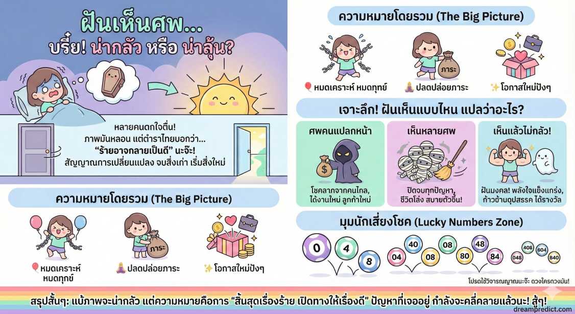 ฝันเห็นศพ