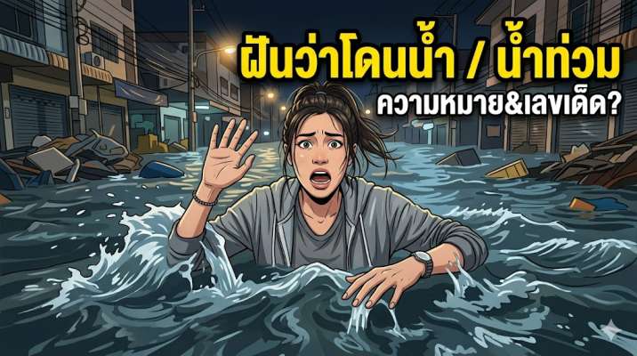 ฝันว่าน้ำท่วม