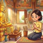 ฝันว่าไปวัด ไหว้พระ